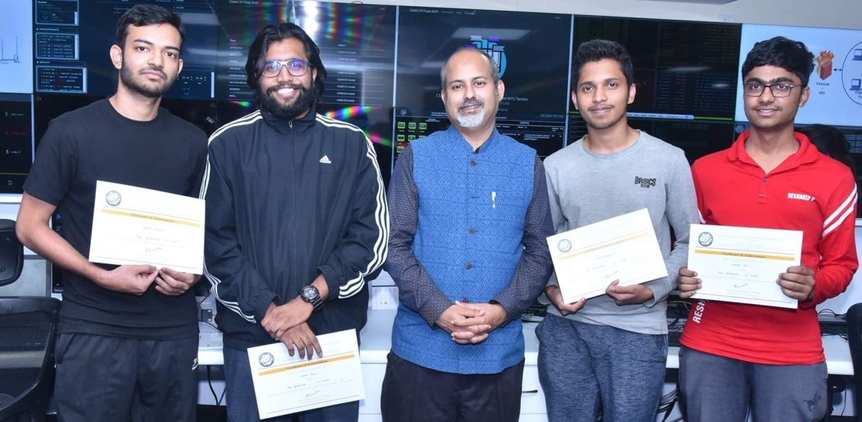 Team ByteBandits of CSE, IIT Indore secured the 1st place in India and 9th globally in CSAW CTF (Finals) 2019 held at IIT Kanpur.